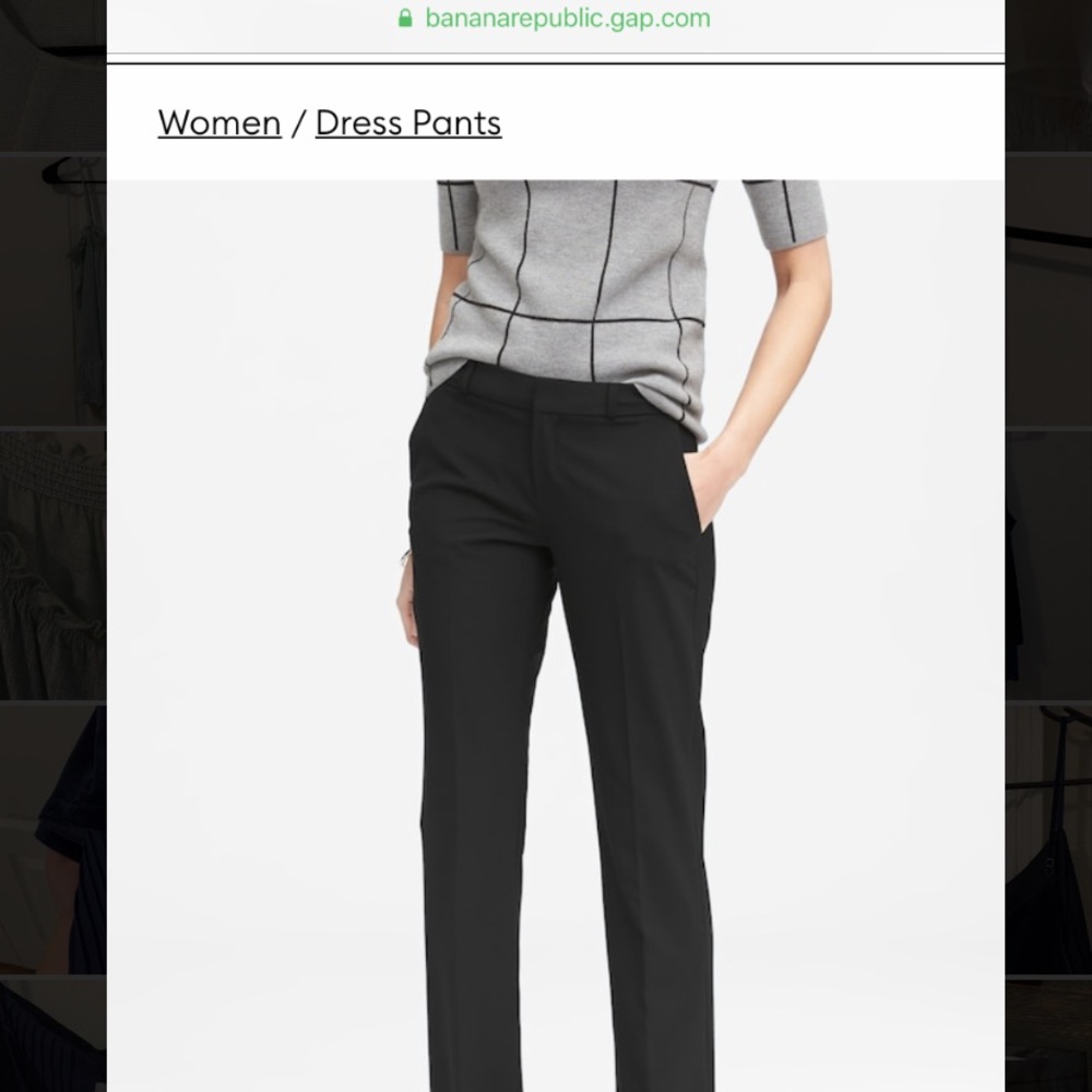NWOT Banana Republic Logan Trousers